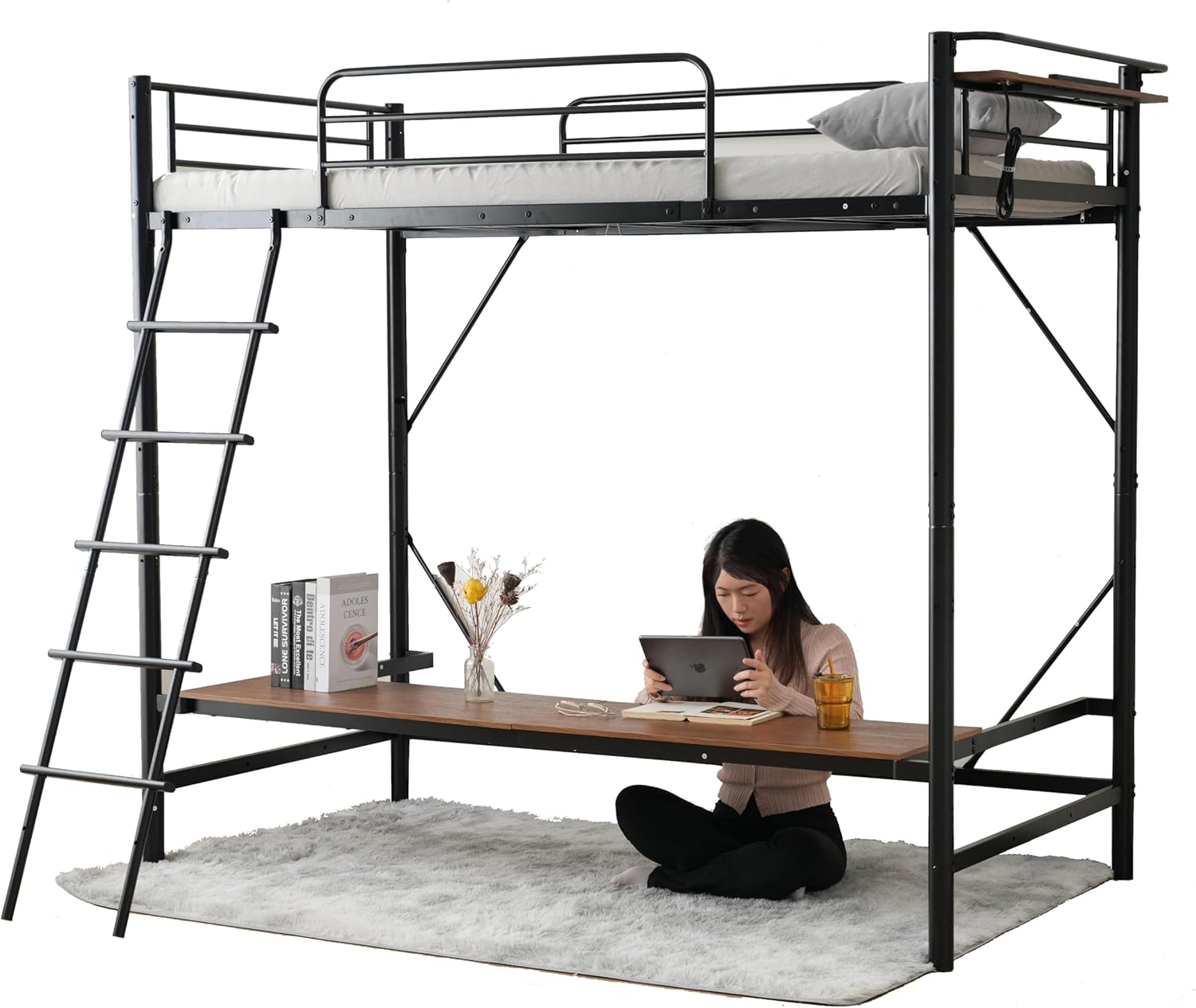 YAMAZEN ロフトベッド BLB-1420(BK) ※引取り推奨 システム ベッド YAMAZEN ロフトベッド BLB-1420(BK) ※引取り推奨 システム ベッド